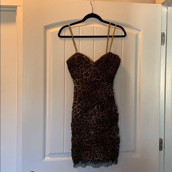 BCBGMaxAzria Dresses & Skirts - BCBG Leopard Print Dress! Price just reduced!